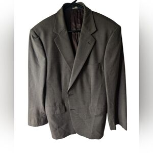 Brooks Brothers 346 Men's Grey Patterned Stretch Blazer 42R